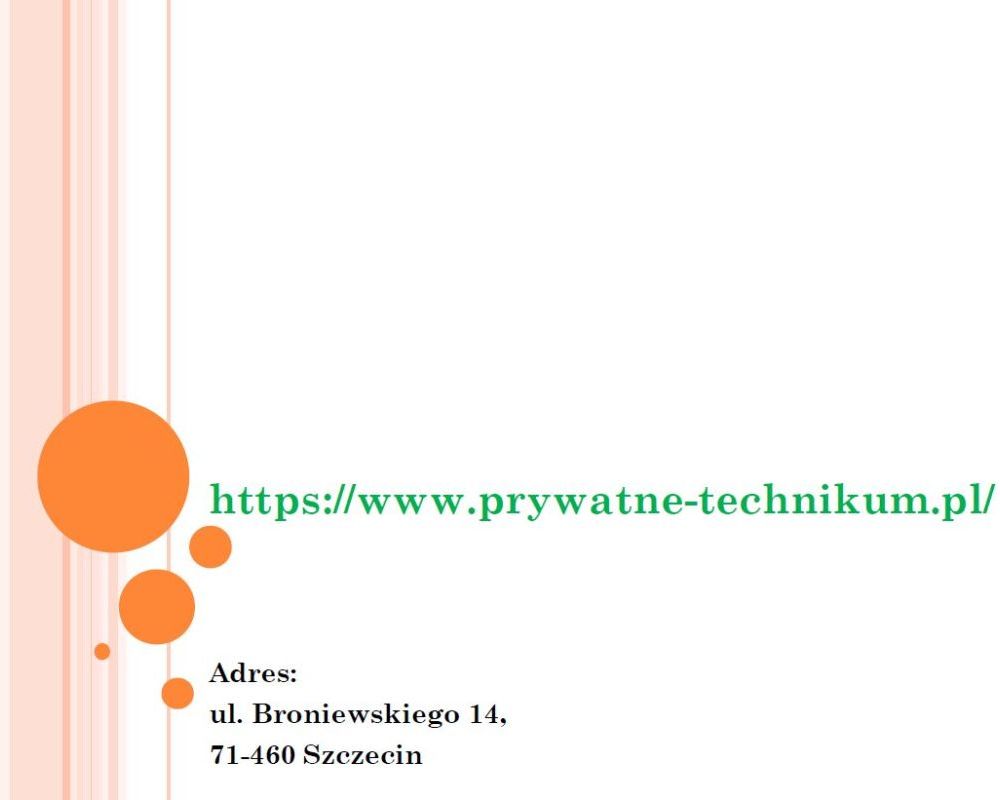 prywatne technikum Szczecin